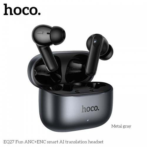 EQ27 ANC+ENC Noise Reduction Wireless Bluetooth Headset Intelligent Ai Translation Headset BT5.4