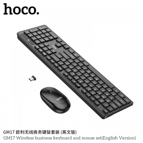 GM17 Wireless business keyboard and mouse set(English Version)