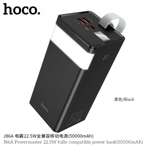 J86A Powermaster 22.5W Fully Compatible Power Bank (50000mAh)