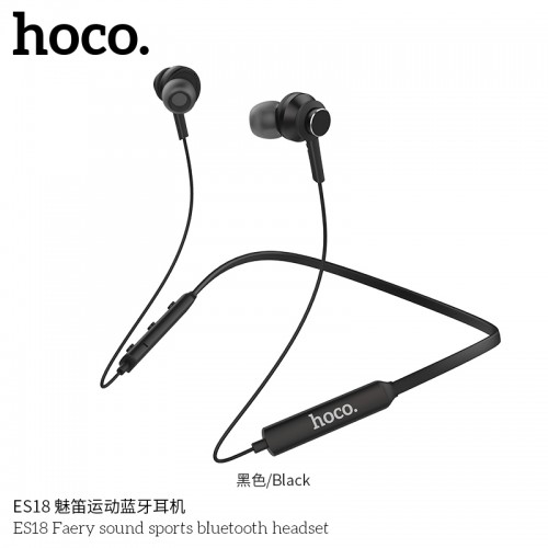 ES18 Faery Sound Sports Bluetooth Headset - Black