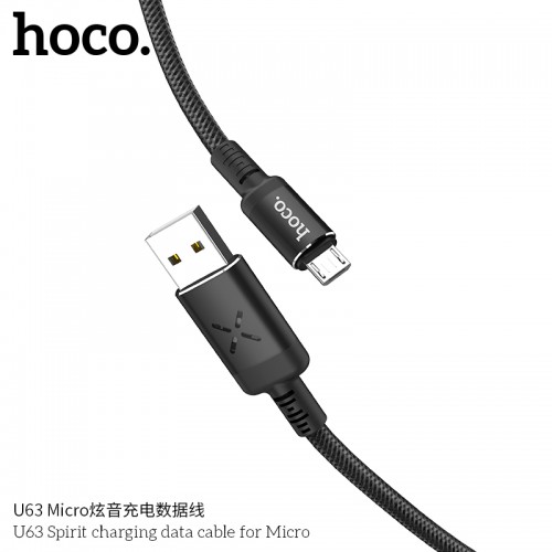 U63 Spirit Charging Data Cable For Micro
