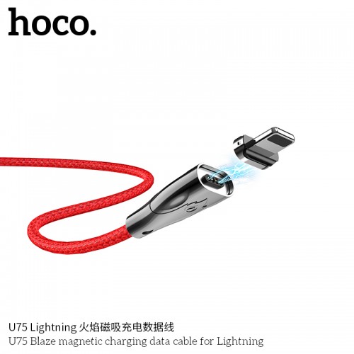 U75 Blaze Magnetic Charging Data Cable For Lightning