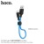 X21 Plus Silicone Charging Cable For Type-C ( L=0.25M ) - Black & Blue