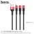 X26 Xpress One Pull Three Charging Cable (Lightning+Micro-USB+Type-C) - Black & Red