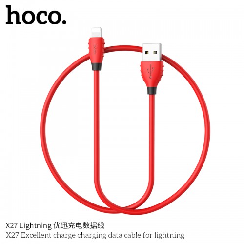 X27 Excellent Charge Charging Data Cable for Lightning