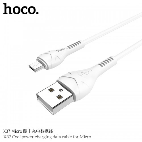 X37 Cool Power Charging Data Cable For Micro