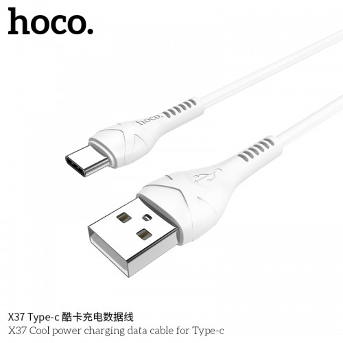 X37 Cool Power Charging Data Cable For Type-C