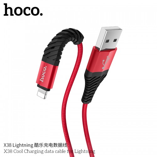 X38 Cool Charging Data Cable For Lightning