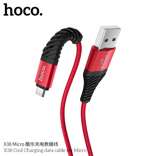 X38 Cool Charging Data Cable For Micro