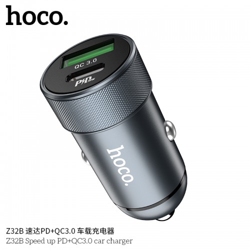 Z32B Speed Up PD+QC3.0 Car Charger