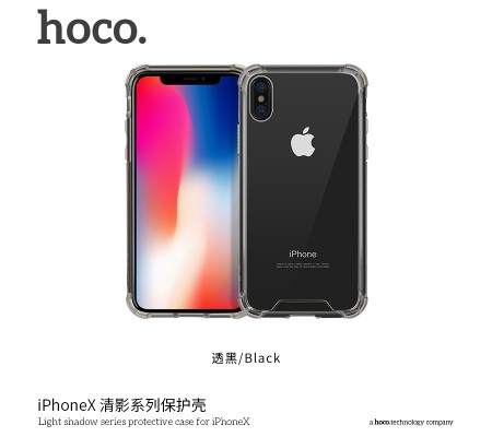 Light Shadow Series Protective Case for iPhoneX - Black