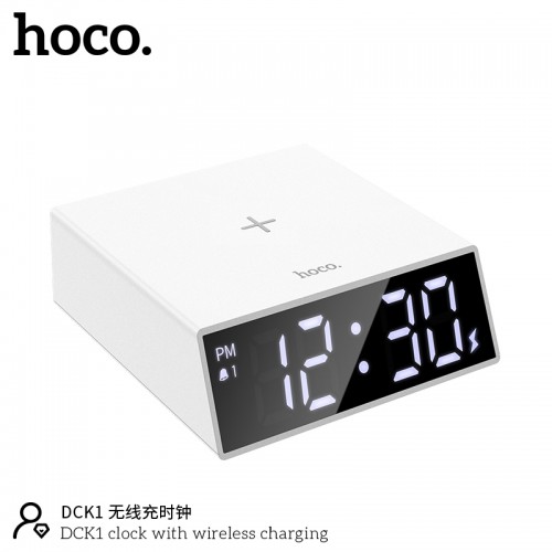 DCK1 CLOCK WITH WIRELESS CHARGING 10W