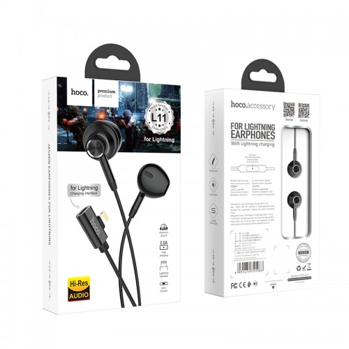 L11 Jasmin Earphones For Lightning(With Lightning Charging)