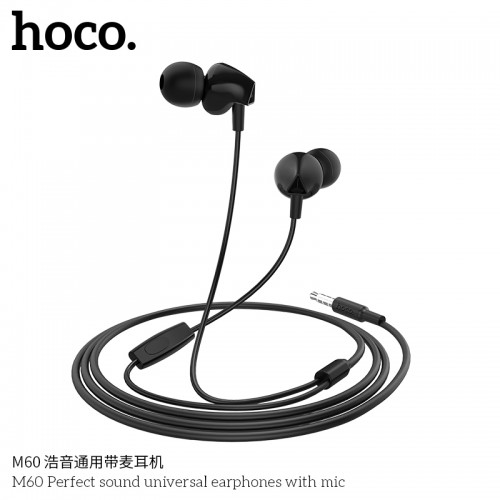 M60 Perfect Sound Universal Earphones With Mic