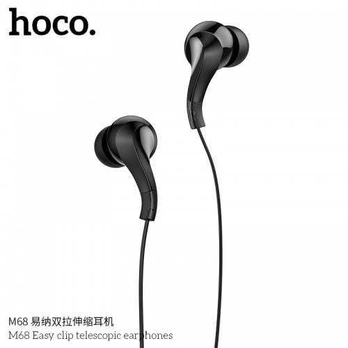 M68 Easy Clip Telescopic Earphones