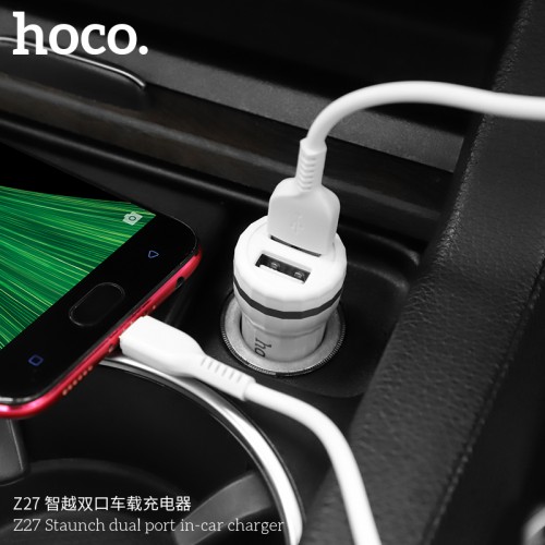 Z27 Staunch Dual Port In-Car Charger