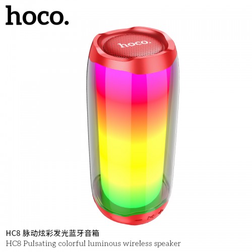 HC8 Pulsating Colorful Luminous Wireless Speaker